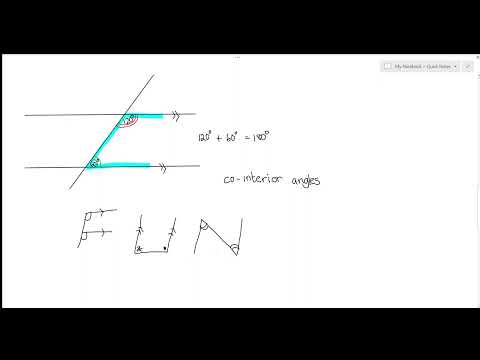 Grade 8 Corresponding, alternate and cointerior angles
