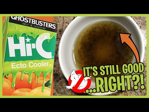 Here’s what 5-year-old expired Ghostbusters Hi-C Ecto Cooler looks like
