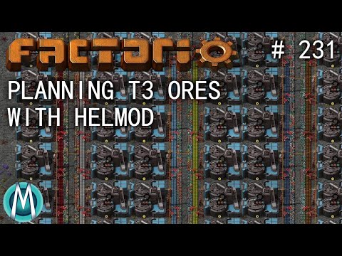 [Factorio 1.1 4K] Angel/Bobs Ep 231: Planning T3 Ores With Helmod