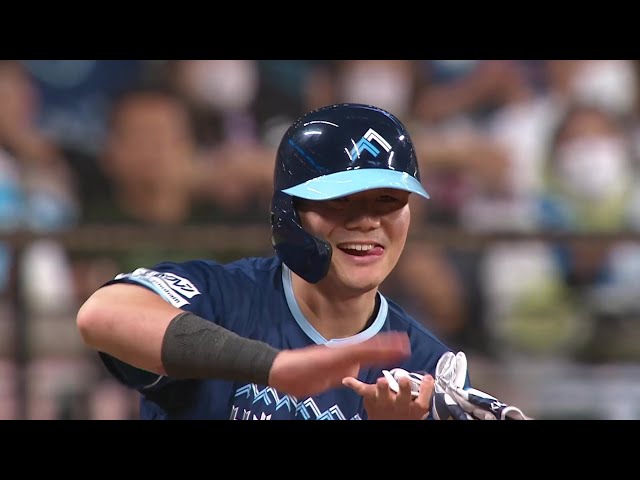 【8回裏】混戦を制する一打!! ファイターズ・清宮幸太郎 ライトへ逆転タイムリー3ベースヒットを放つ!! 2025年7月30日 北海道日本ハムファイターズ 対 福岡ソフトバンクホークス