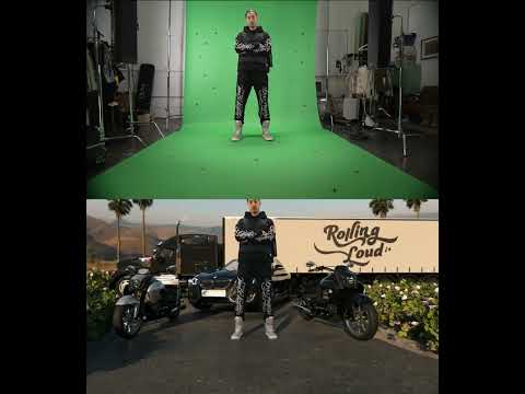 Green Screen Before And After Composite Made In Blender