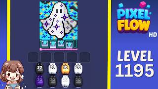 Pixel Flow Level 1195 Solution Walkthrough