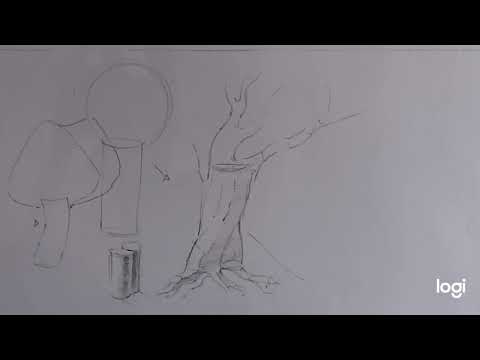 6 E Tree Organic form shaded