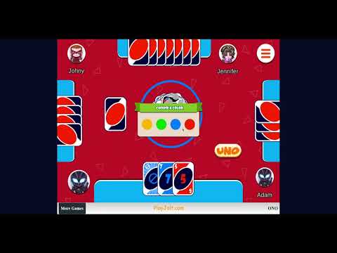UNO ONLINE ~ ONLINE CARDS BOARD GAME FROM POKI COM 