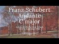 Franz Schubert: Andante for piano C major (D 29)