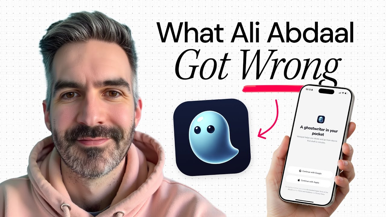My Teardown of Ali Abdaal’s AI Ghostwriting App Voicepal (Write Content Drafts in Minutes)