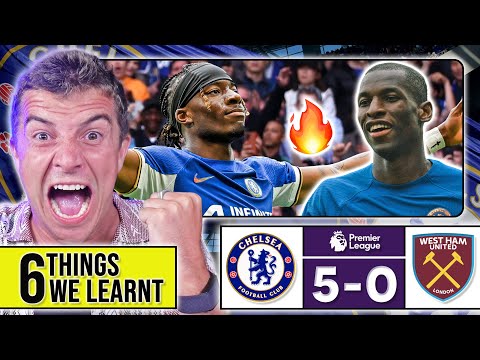 6 THINGS WE LEARNT FROM CHELSEA 5-0 WEST HAM