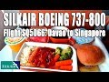 SilkAir Boeing 737-800 Economy Class Flight (Davao to Singapore) SilkAir Boeing 737-800 Economy Class Flight (Davao to Singapore)