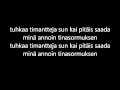 Janne Hurme-Tinasormus (lyrics) 