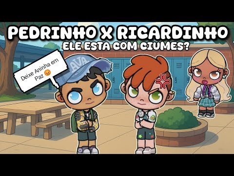 Aninha and Ricardinho... Pedrinho didn't like what he saw at all! 😱 Avatar World Routines