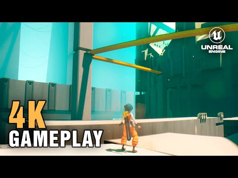 MOTORSLICE 4K GAMEPLAY – Parkour Game in a Megastructure