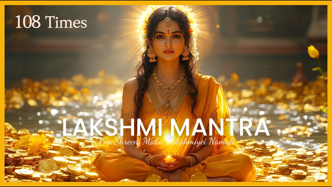 ☀️108 TIMES: Lakshmi Mantra for Wealth, Prosperity and Abundance