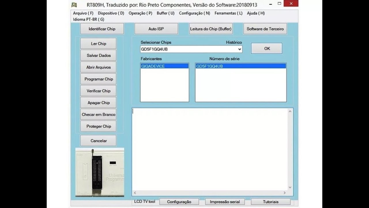 Tutorial Gravadora RT809H Software em Português