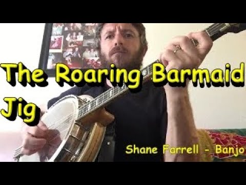 The Roaring Barmaid Jig. Irish Tenor Banjo Music - Shane Farrell