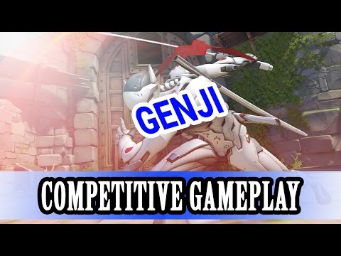 Overwatch: Genji Competitive Gameplay! (Diamond Level)