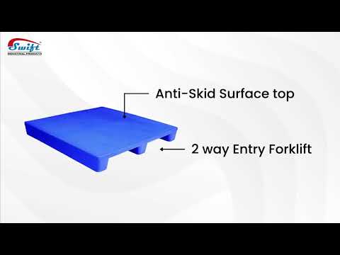 150mm 2 Way Roto Molded Plastic Pallet L1200 x W1300 x H150 mm