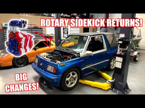 Our 13B Swapped Suzuki Sidekick Is Back and Its a Manual Again!
