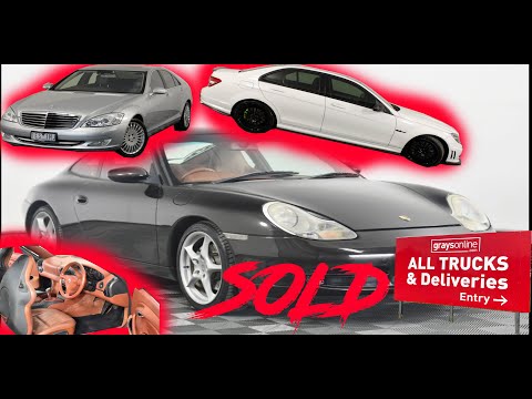 Best of Grays Online Auction - Week 1 - AMG - Porsche - 12/02/20 AUSTRALIA