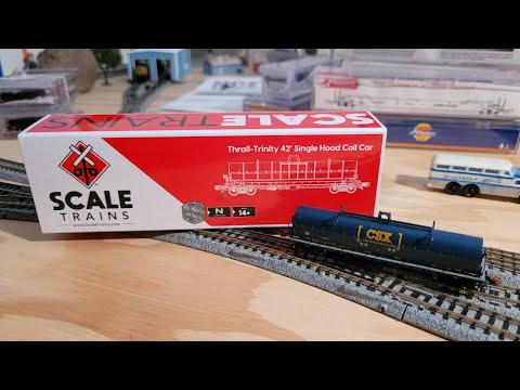 NEW ScaleTrains 42' Steel Coil Car - N Scale Product Review