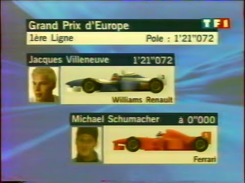 F1 - Grand Prix Europe Jerez (finale Villeneuve / Schumacher) - TF1 1997