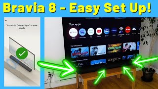How to Connect Sony Theatre Bar 8 to Bravia 8 OLED TV — Setup Guide