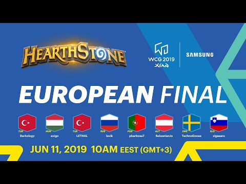 [ENG] WCG 2019 Xi'an - Hearthstone European Final (2019-06-11)