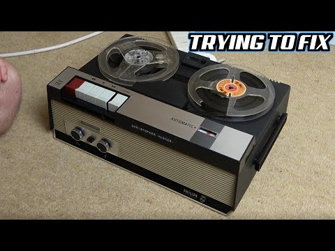 Broken 1960s Philips REEL to REEL Player - Trying to FIX