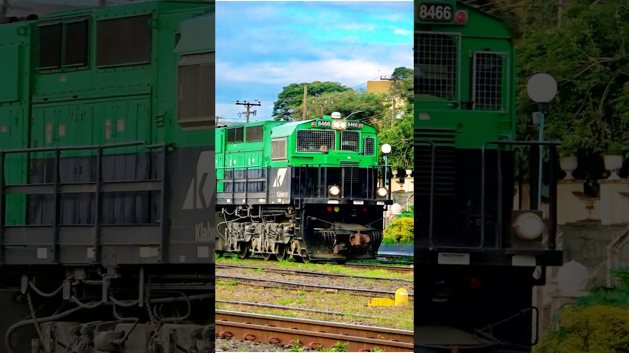 LOCOMOTIVA GE-ES43bbi da KLABIN | APUCARANA-PR #ferrovia #trem #locomotiva #railway #trens #trilhos