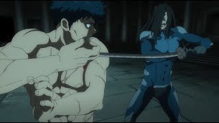 Higan VS Zai Final Fight | Ninja Kamui Episode 11 (Japanese Dub)