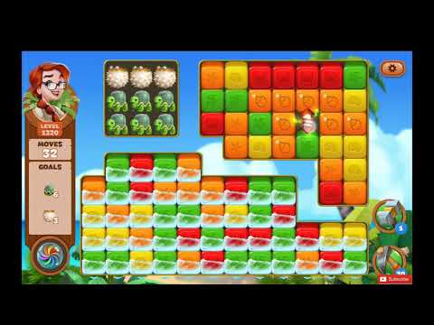 Lost Island Blast Adventure Level 1320 NO BOOSTERS - A S GAMING ✔