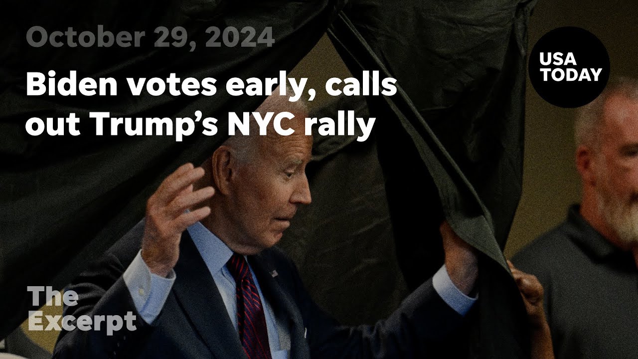 Biden votes early, calls out Trump's NYC rally | The Excerpt