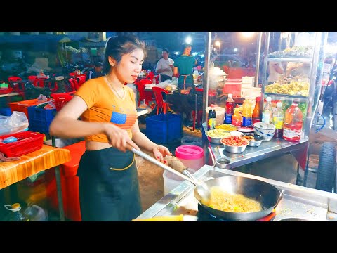 Street Food Chef Wok Skills! Shrimp Fried Rice, Beef Fried Noodles, Meatball, Sandwich, Dessert