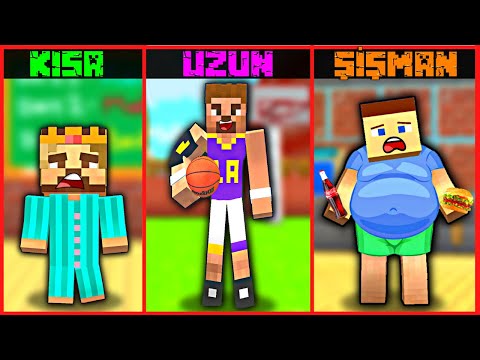 ARDA UZUN BOYLU, RÜZGAR CÜCE, BEBEK ASKER ŞİŞMAN OLDU! 😂 - Minecraft