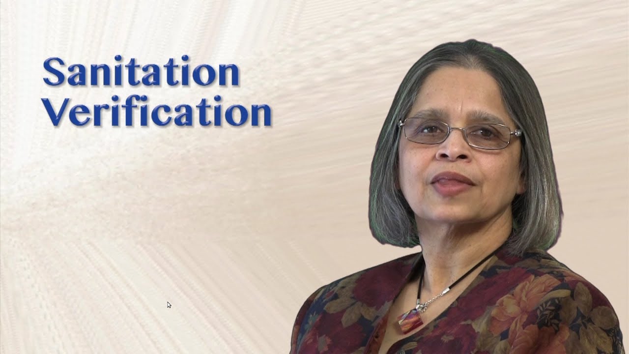 Sanitation Verification