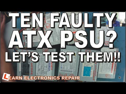 LER 047 ATX 600W PSU Repair Tutorial How does the power supply circuit work How to repair ATX