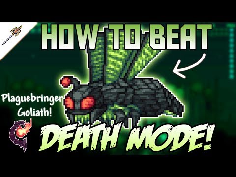 How to Beat The Plaguebringer Goliath in Death Mode! ||Terraria Calamity Mod Boss Guide||