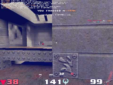 QuakeWorld: Milton's dm2 quadrun dance