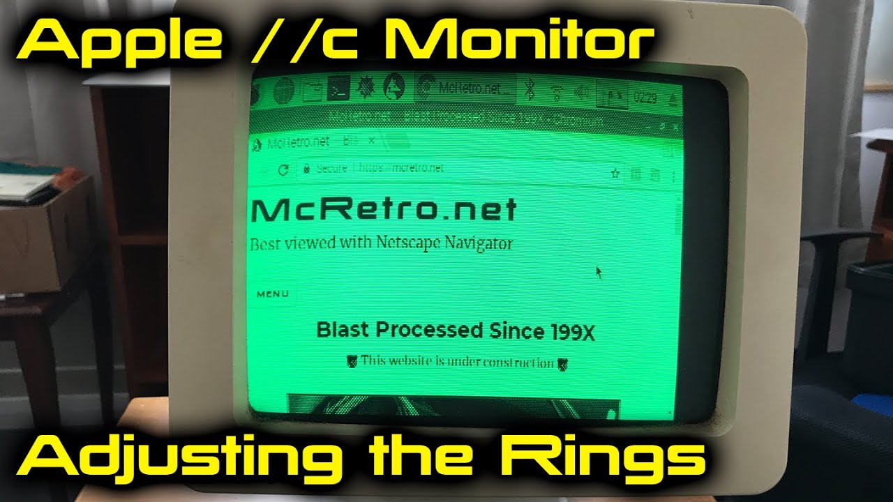 Apple //c Monochrome Monitor