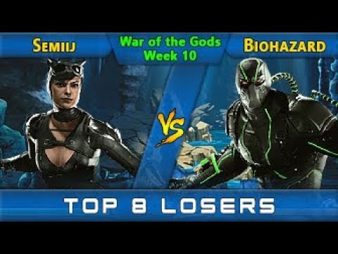 Semiij (Catwoman) Vs Biohazard (Bane) - TOP 8 - Injustice 2 - WOTG S2W10