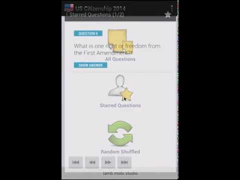 US Citizenship Test 2020 Audio Video