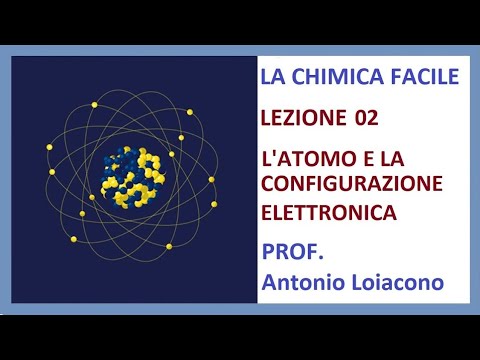 LA CHIMICA FACILE - Lezione 02 - L'atomo e la configurazione elettronica