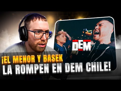 ¡EL MENOR Y BASEK LA ROMPEN EN DEM CHILE! | BASEK VS EL MENOR DEM CHILE