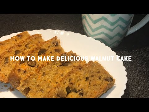 Delicious walnut cake recipe