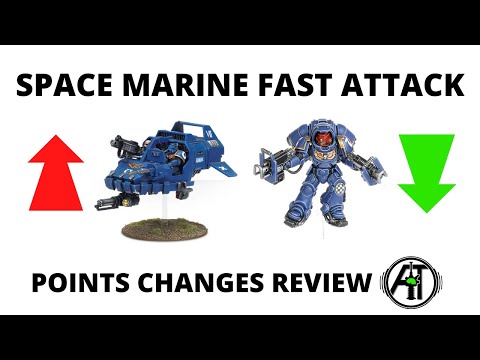 Space Marine Fast Attack Points Changes and Increases - Review and Discussion - Inceptors Buffed!
