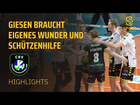Mint Vero Volley MONZA vs. Helios Grizzlys GIESEN | Highlights, CL Männer | SDTV Volleyball