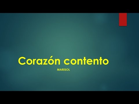 Corazón Contento - Marisol