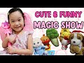 Cute Magic Show For Kids Yuri Chan Makes Toys Bigger Fun Magic Show For Kids Yuri Chan