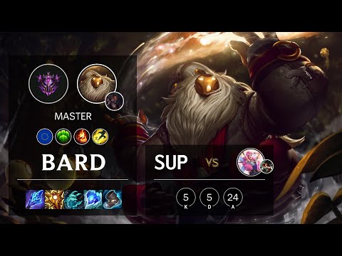 Bard Support vs Seraphine - EUW Master Patch 11.20