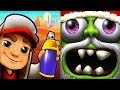 Subway Surfers Cairo 2018 VS Zombie Tsunami (Compilation)