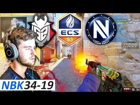 NBK 34-19 POV * EnVyUs vs G2 * Inferno * CS:GO ECS Season 3